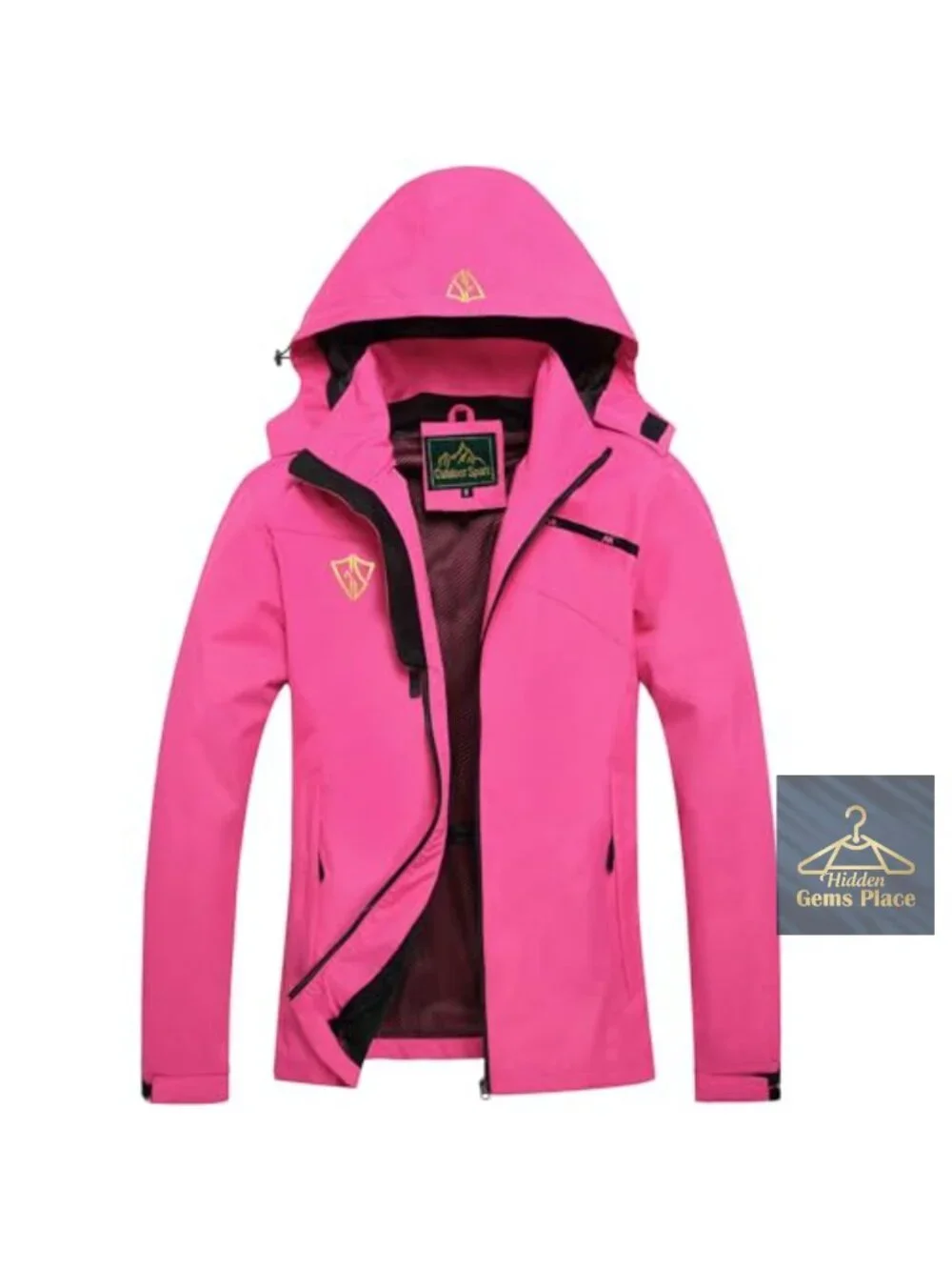 Women's Waterproof Rain Jacket Lightweight Windbreaker Hooded Packable